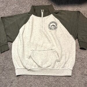 U.S. Vintage Collection Mens Large Quarter Zip Sweatshirt Mt Washington State Pa